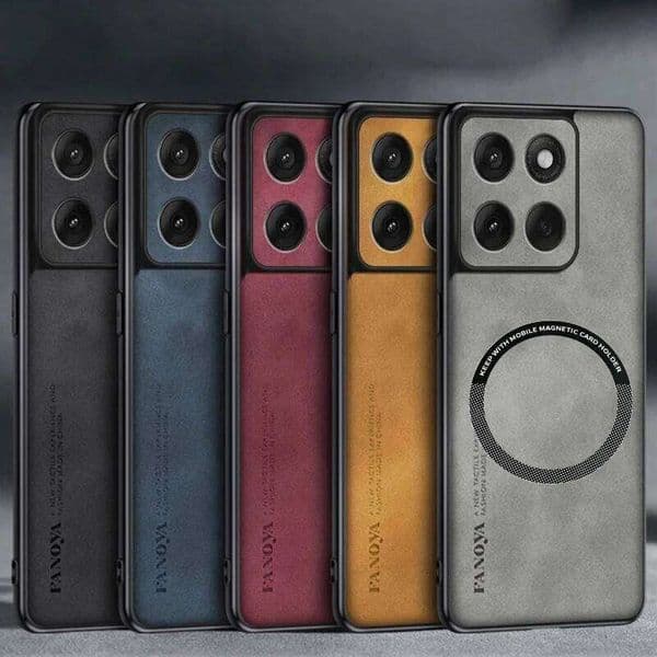 Leather Soft Phone Cases for Moto G86 G15 Power G85 G75 G56 G55 G45 G35 G05 Magnetic Wireless Charge Protector Cover H260305
