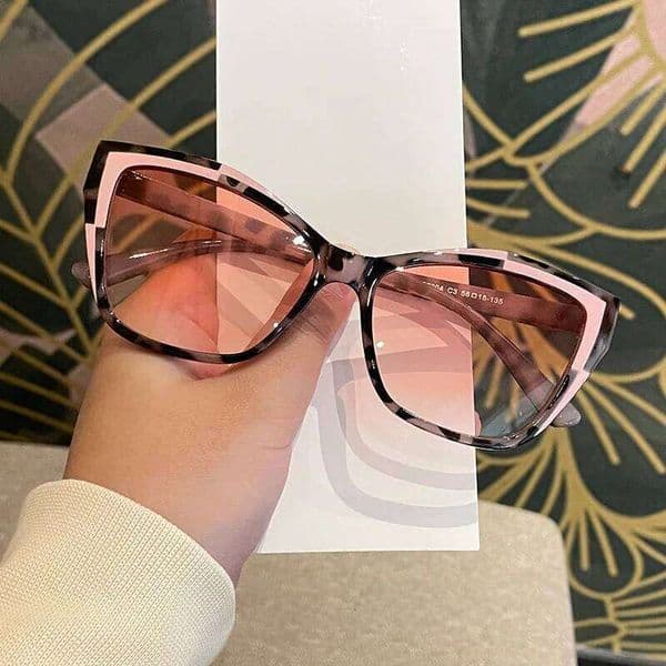 Vintage Square Sunglasses Women Men Rectangle Sun Glasses Cat Eye Eyewear Oculos De Sol for Male Female Eyeglasses Z260307
