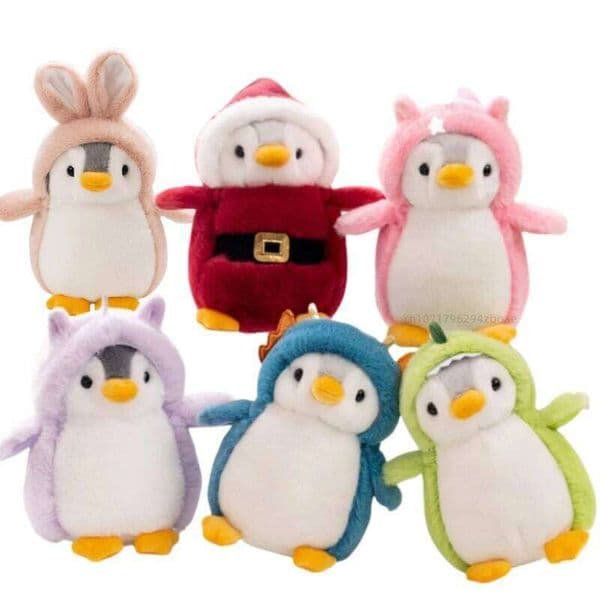 20cm Kawaii Christmas Penguin Transform Animal Unicorn Dinosaur Plush Toy Home Decor Gift For Boys And Girls W260306