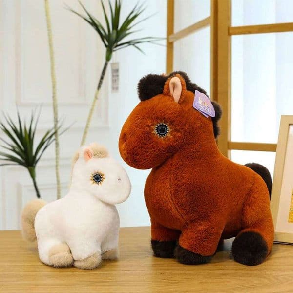 1pc 25cm/9.84in Imitation plush toy cute pony birthday doll 61 gift W260306