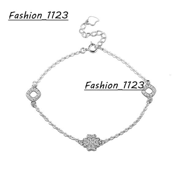 Wholesale Snow Flower Bracelet Fine Jewelry Cz Morganite 925 Sterling Silver Classic Bracelet for Women