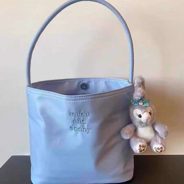 Tote Korean Much And Eboy New Bucket For Women Simple Casual Versatile Handbag Nylon Shoulder Bag
