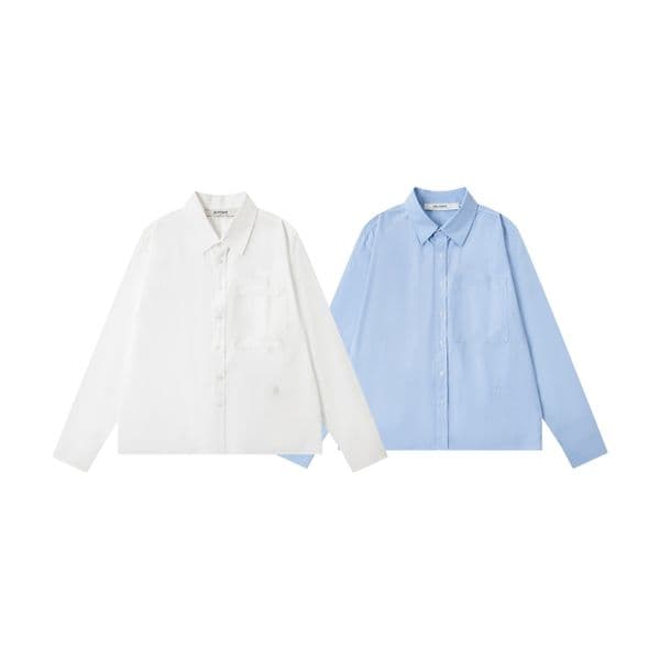 26SS designer polos about shirt men women blank polos shirts Embroidered shirt UK tee shirt minimalism street style breathable comfortable Size S-XL