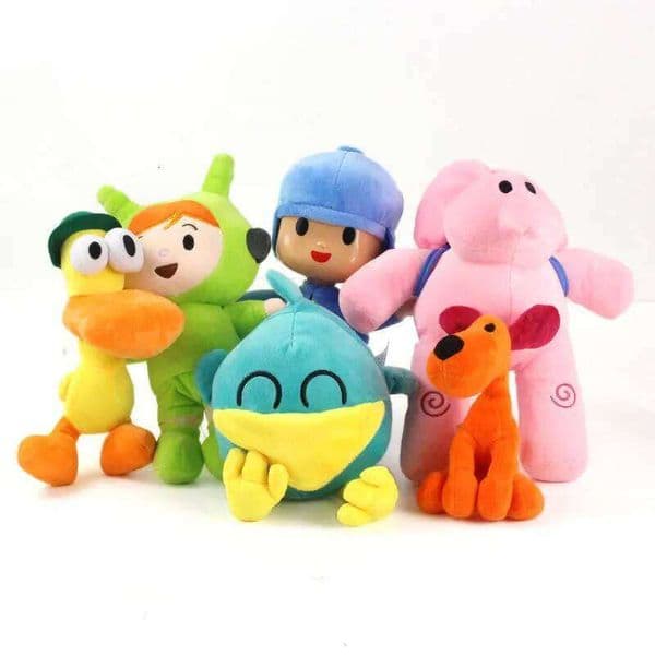 Plush toy small P Youyou Pocoyo plush Barto duck puppy Lula Aili elephant doll W260306