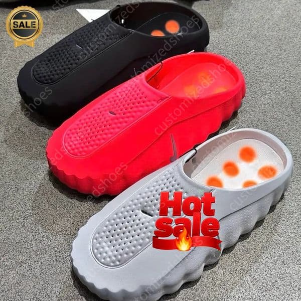 designer sandals Slippers Desginer Sandals designer slipper2026 Slide Slides Slippers Soft Rubber Tech Comfortable Sandals Black Red Bone Light Smoke Grey Summer