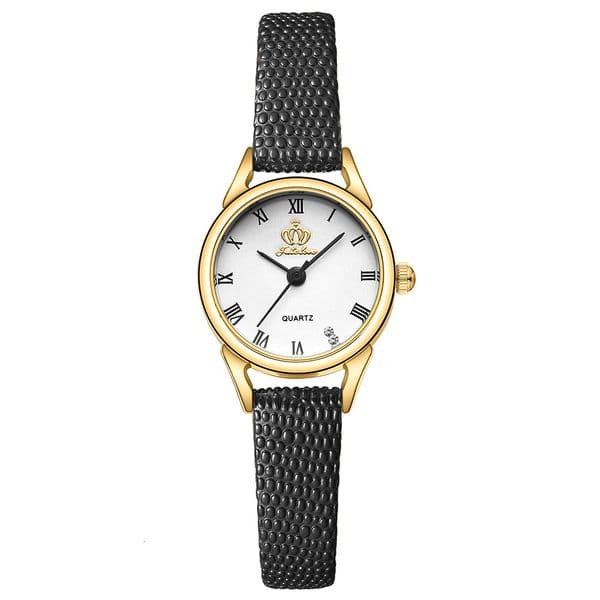 Designer Ladies' Watch Fate Love Retro Style Lightweight And Fashionable Waterproof Watch Small Dial Fabric Texture Exquisite Leather Strap Quartz Watch