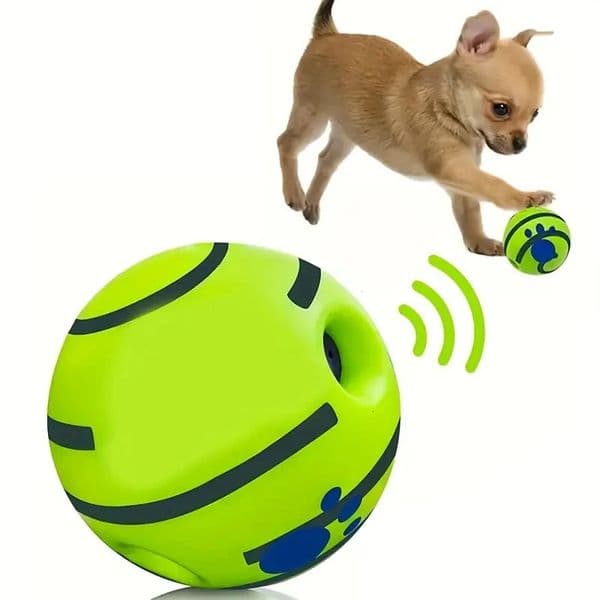 Funny Interactive Giggle Ball - Balls for Dog IQ Training Pet Interactive Toy Stimulating Play Mental Stimulation and Exerci 260304BJ
