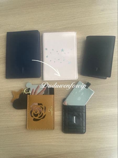 Custom fashion Leather holder wallet gift.vip passport holder Holder Coin Bag with Mirror Designers Collection