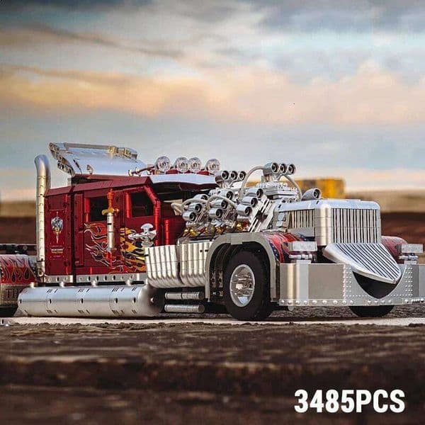 3485PCS Heavy Truck Model Building Blocks Toys Sets Desktop Ornaments Vehicle Bricks For Children Adult Birthday Christmas Gifts C260326