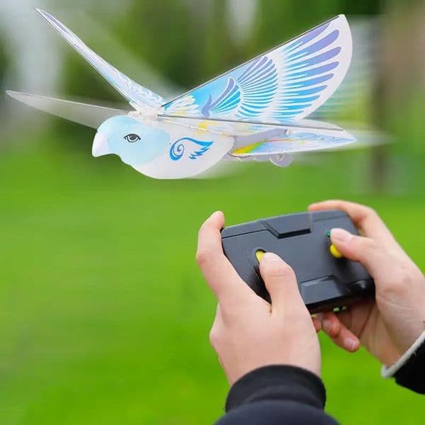 24 GHz Remote Control Birds Mini RC Drone Electronic Flying Helicopter Aircraft Simulation Bird with Lights Kids Toys Gifts 260306