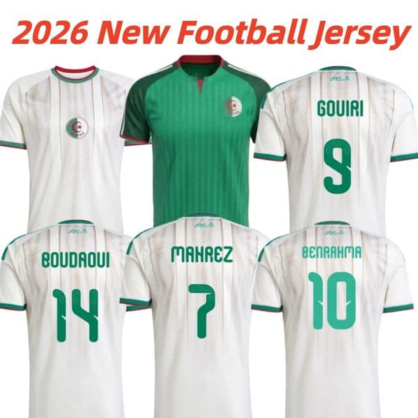 maillot algerie 2026 BENRAHMA Algerie Soccer Jerseys 2026 MAHREZ BENNACER GOUIRI Algeria football shirt AMOURA kits men maillot de foot 26 27
