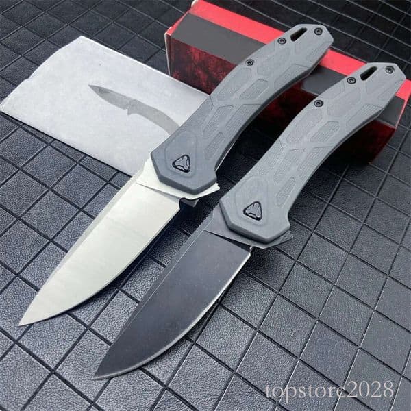 Outdoor KS 2042 KVT Flipper Folding D2 Blade Nylon Wave Fiber Handle Easy To Carry Camping pocket knife Hunting Hiking Pocket Knife 1660 3655 3800 1776