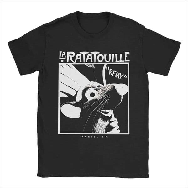 Ratatouille T-Shirt for Men Casual Cotton Tee Shirt Crewneck Short Sleeve T Shirts Printed Tops Q260306