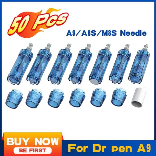 Original genuine Dr. Pen A11 electric microneedle, needle tip, square crystal round nano chip, 12/18/24/36/42 needle MTS embryo water light import, acne print, acne pit