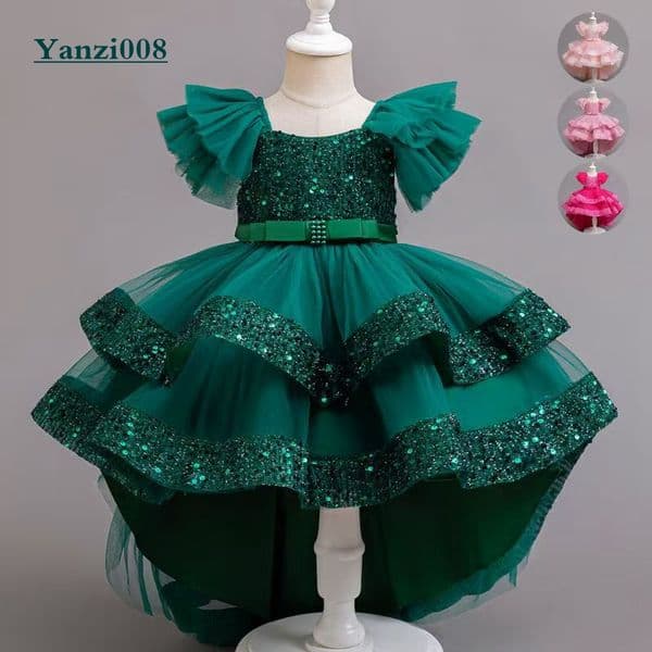 Summer New Kids Clothes Girls Dress Children's Wedding Dress Newborn Girl Skirt Kids Princess Dress Baby Dress Girl Designer Dress Toddler Designer Girl Dress