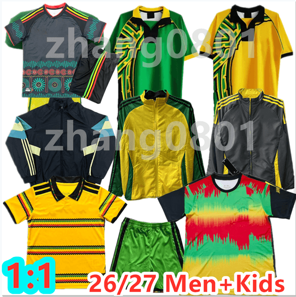1998 Jamaica Retro Soccer Jerseys 26 27 Bailey Antonio Nicholson WHITMORE ANTONIO PINNOCK EARLE BOYD uniform men's and women's children's set football shirt 16-4XL