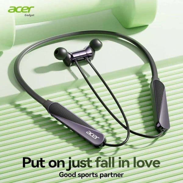 Ohr561 Wireless BT Headset, Neck-Mounted, Dedicated Sports, Running, Cycling, with Built-In Microphone, Noise Reduction for Calls, H 26L0309