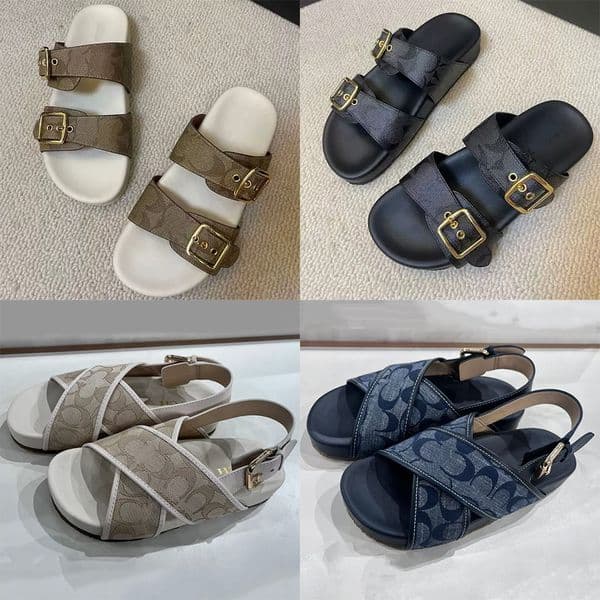 designer slides Summer designer sandals women famous sliders claquette clogs luxury sandale sandalen mules flats platform beach pink
