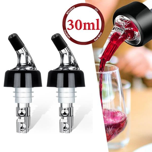30ml Automatic Measured Bottle Pourer Quick S Spirit Measure Bartender Pourer Drinks Wine Cocktail Dispenser Home Bar Tools 260304