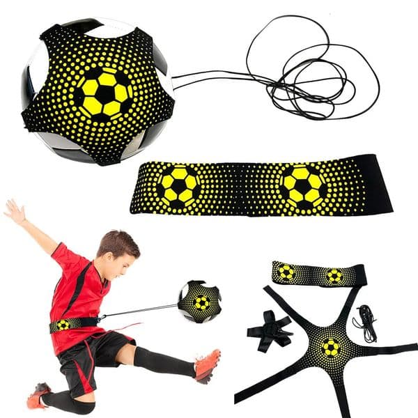 Football Kick Trainer Adjustable Football Kick Throw Trainer Wear Resistant Practice Training Belt for Soccer Ball Practice 260203