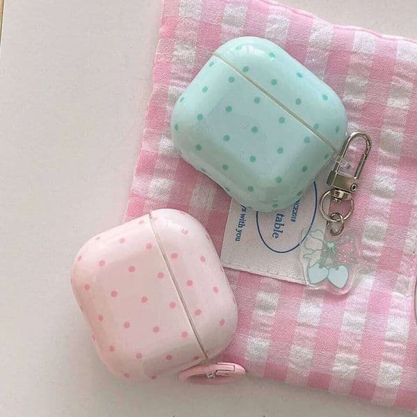 Simple Fresh Pink Mint Green Silicone Case 4 1 2 For Pro 3 2025 AirPods Pro2 2nd Earphone Cute Bow Pendant 26Y0309