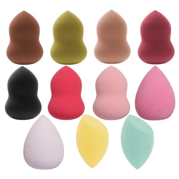 Egg shaped puff,Waterdrop shaped, oblique cut, gourd shaped, various colors and sizes can be customized, no need to eat powder, super soft beauty egg.