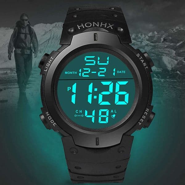 Directly supplied by the manufacturer HONHX large-screen electronic watch for male and female students 9001-1