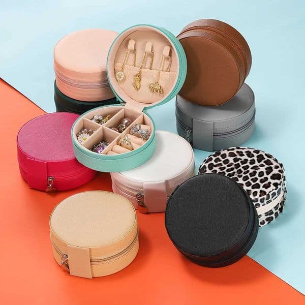 Velvet Jewelry Box Multifunctional Protection Jewelry Storage Box Earrings Necklace Ring Jewelry Organizer Container For TrinketXJ260309