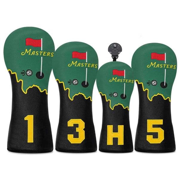 Little Red Flag Black Hole Design Club Golf Accessories, Fashion Protective Cover, Scratch resistant Head Cover 26W0309