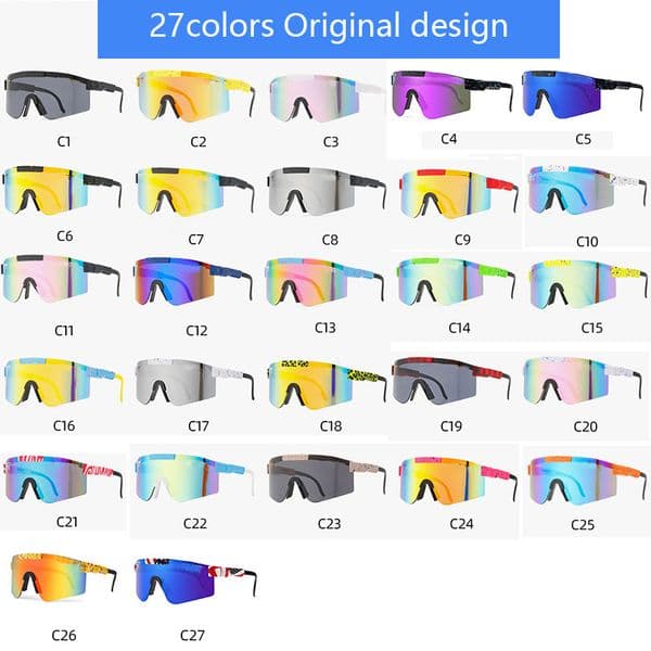 Windproof Cycling Glasses Outdoor Sunglasses MTB Men Women Sport Running Goggles UV400 Bike Fashion Shades Eyewear Without Box Super classic hot selling style nice
