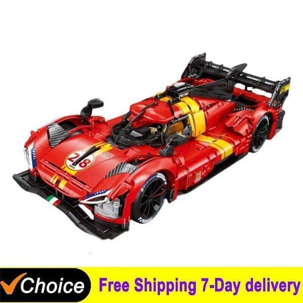 NEW 3350Pcs MOC Technical 1:8 Hypercar 499P Sports Car Building Blocks Model Bricks Assembling Toys for Kids Gift Set C260306