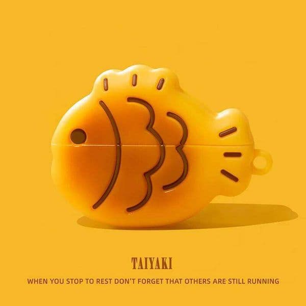 3D Taiyaki Bread Earphone Accessories Case 1 2 3 4 Cartoon Cute Silicone Soft Cover For AirPods Pro Pro2 Pro3 26Y0309