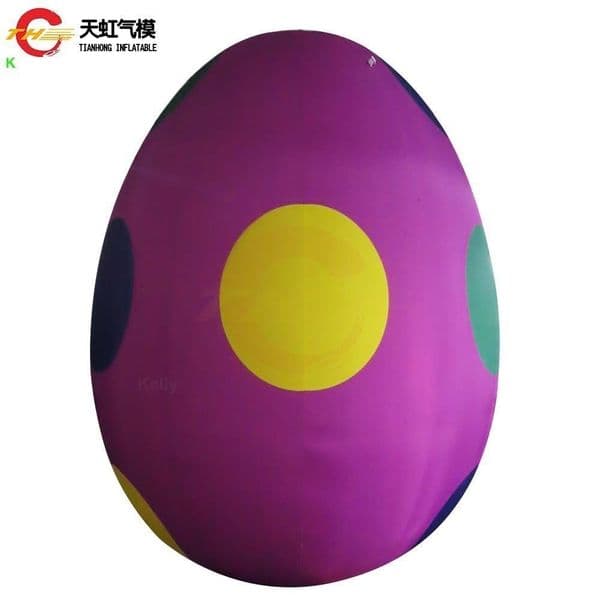 Custom Giant Inflatable Easter Eggs 10m height (33ft) Large Colorful Egg Model Balloon Toy for Easter Holidays Decoration