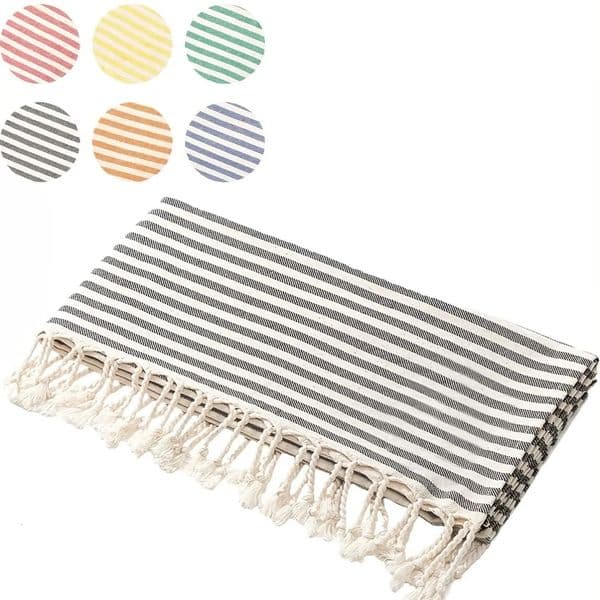 TURKISH Classical Series Beach Towel 71 x 39 in Extra Large Wearable Turkish Bath Made Turkey Premium y St 260304
