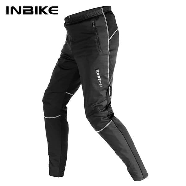 INBIKE Winter Cycling Pants Men Fleece Sport Reflective Trousers Keep Warm Thermal Bicycle Bike MTB Pants Running Clothing IN071 260306