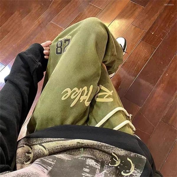 Men's Pants 2026 Retro Summer Dressing Sweat Fashion Trends Design Sensible Versatile Loose Straight Trousers