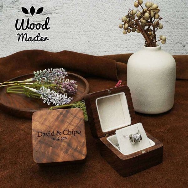 Personized Pendant Necklace Chain Storage Package Gift Soft Casket Long Earrings Jewelry Organizer Box 26W0310