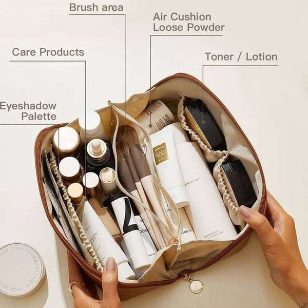 Popular hot-selling large-capacity women's fashion cosmetic storage bag travel portable waterproof large t XJ260310 thumbnail 2