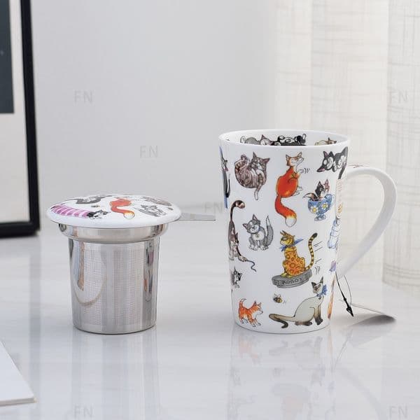 European Style Bone China Coffee Mug, Elegant and Timeless Design, Perfect for Coffee, Tea, or Hot Beverages, Ideal for Home or Office