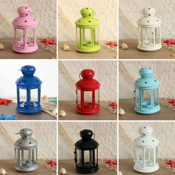 European Style Wrought Iron Wind Horse Lanterns Candlestick Classical Wedding Photography Props Home Decoration Gifts H260310