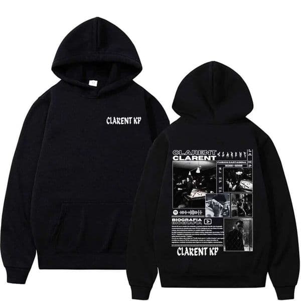 Rapper Clarent Kp Album Tour 2026 Cover Autumn/Winter Men's Luxury Fashion Retro High Quality Loose Casual Hoodie S26