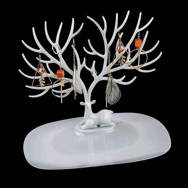 Little Deer Earrings Necklace Ring Pendant Bracelet Jewelry Display Stand Tray Tree Storage Racks Organizer Holder 26W0310