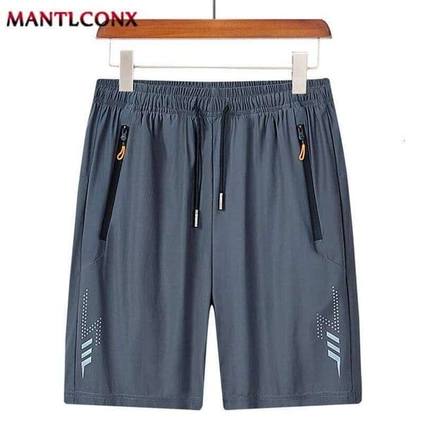 Gym Fitness Training Running Sports Men Elastic Breathable Summer Men's Shorts Quick Dry Workout Short Pants with Pockets S26
