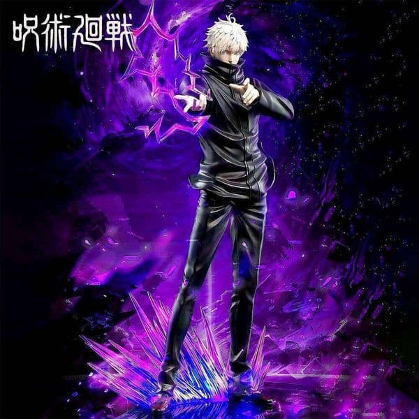 31cm/12.2in Anime Jujutsu Kaisen Figure Gojo Satoru Action Figures Pvc Statue Desktop Ornamen Collection Model Toys Gifts X260304