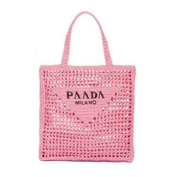 20A TOP High Quality Designer Bag Woven Fashion Tote Bag Casual Tote Large Capacity Embroidery Hollowed-out Summer Beach Resort Shoulder Bag Dopamine Color