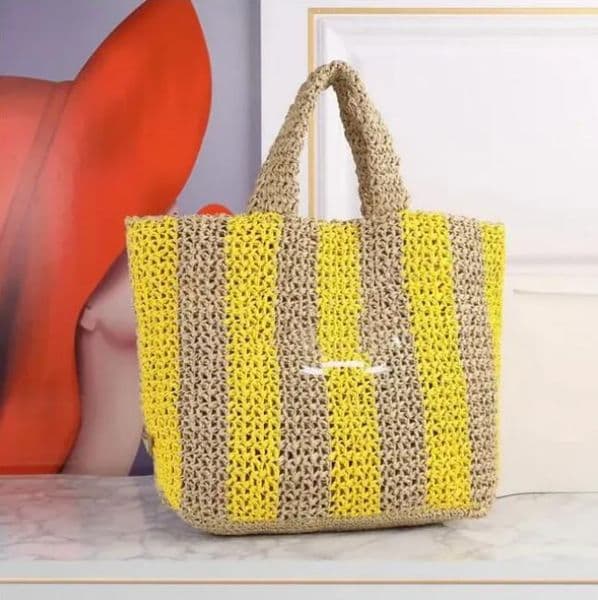 2026 Tote Luxury Handbag Designer High Quality Beach Women rafia tote bag Straw Large Capacity Totes Shopping Bag Shoulder Bags Hand embroider totebag