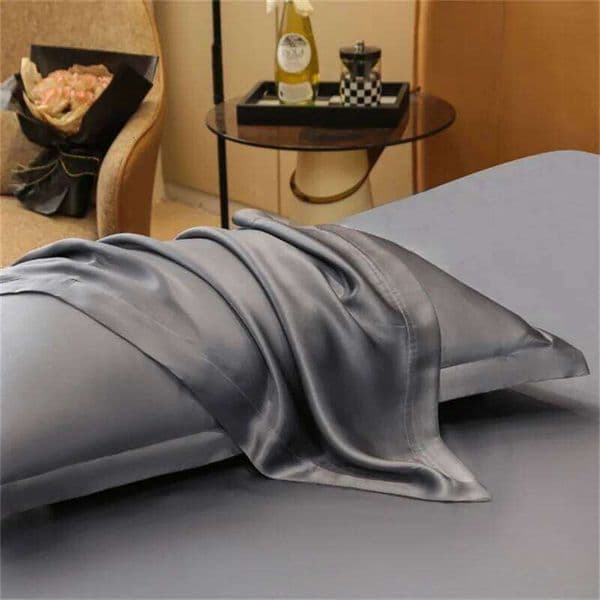 Mulberry Pillowcase 25 Momme Grade 6A Double Sided - OEKO-TEX Certified Premium Silk for Hair & Skin Care Queen Size 26H0310