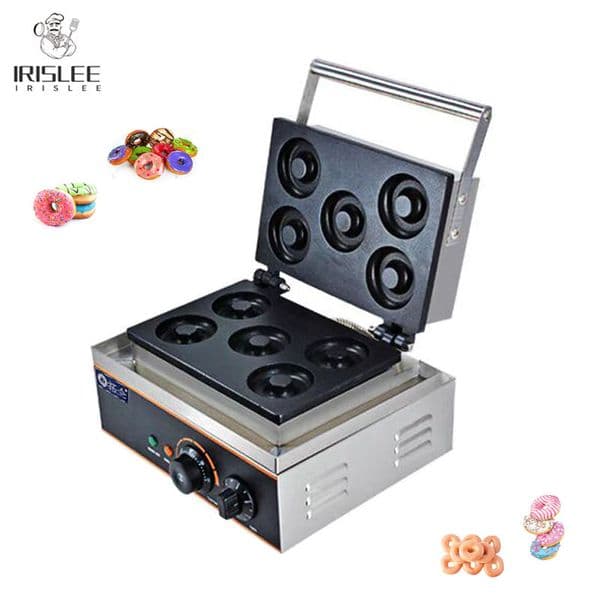 Mini Donut Waffle Maker Multi-function Donut Maker Electric Non-Stick Donut Maker