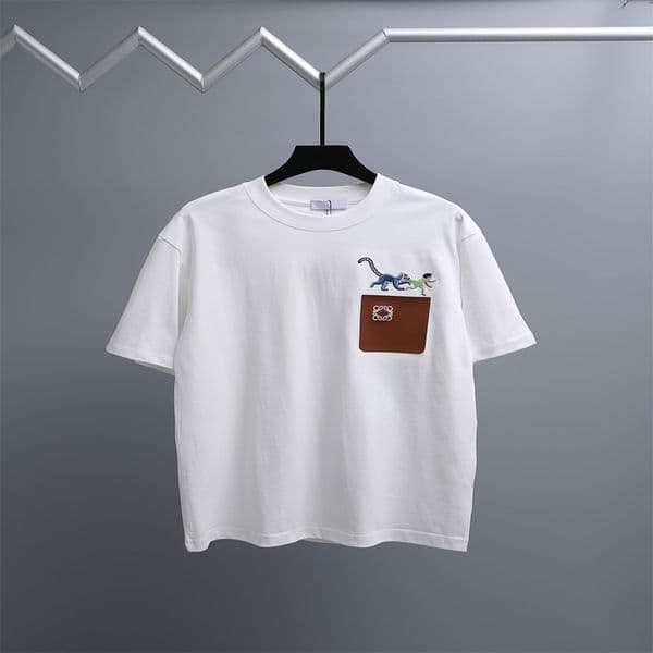 Spring new style hort-sleeved T shirt round neck cotton fabric women's and men's high-quality T-shirt Color black white Size s-2xl R6309t13