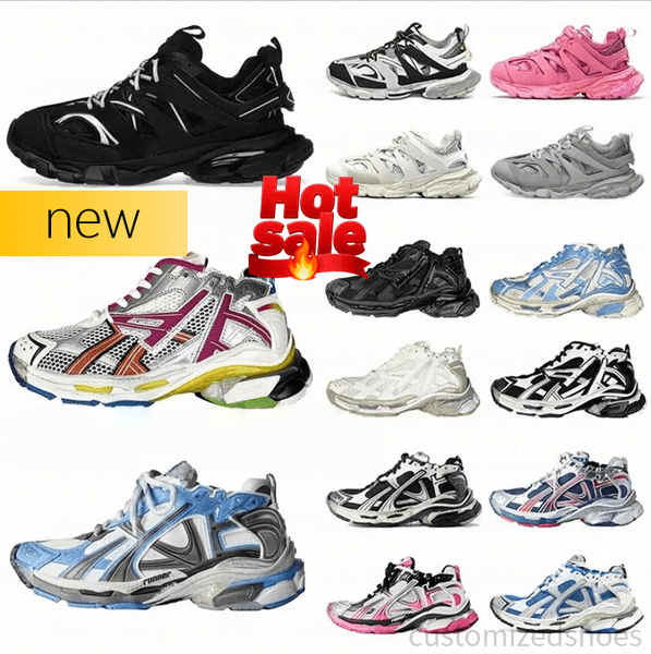 Designer shoes dress shoes designer sneakers women Designer Running Shoes Women Men Sport Trainer Leather Trainer Printed Black White Gray Platform Sneakers 36-46